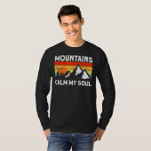 Natuur bergen kalm mijn Soul Mountainer Hikin T-shirt (Voorkant volledig)