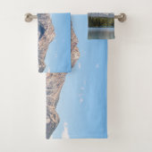 Natuur bergen, piramidegebergte bad handdoek (Insitu)