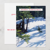 Natuur bergen sneeuw in Colorado Card Kaart (Voorkant / Achterkant)