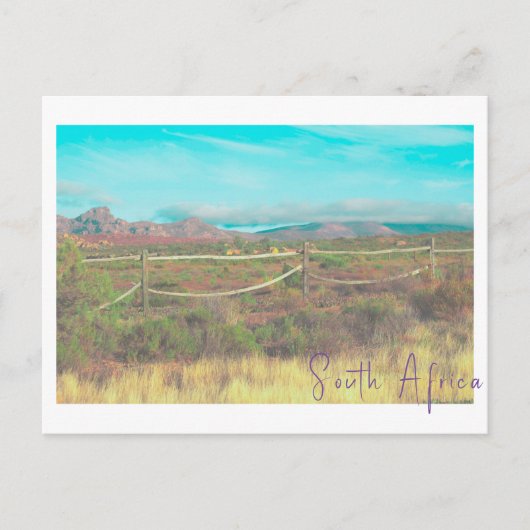 Natuur berggebieden Zuid-Afrika ZA Briefkaart (Voorkant)