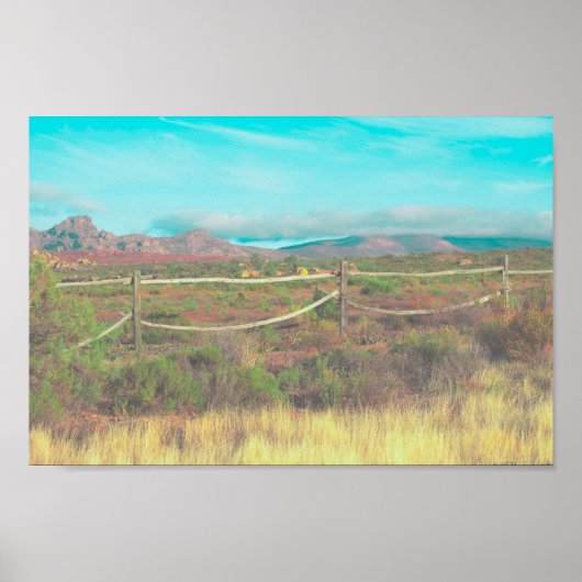 Natuur berggebieden Zuid-Afrika ZA Poster (Voorkant)