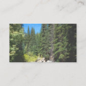 natuur berglandschapsarchitectuur blauw en groen visitekaartje (Achterkant)