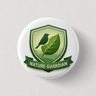 Natuur Beschermer Verkenner | Kids Outdoor Award Ronde Button 3,2 Cm