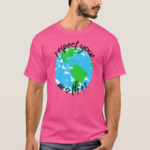 Natuur beschermings-luchtverwarmingsomgeving t-shirt