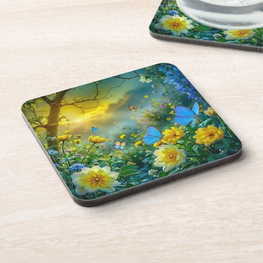 natuur bier onderzetter (Linkerzijde)