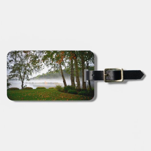Natuur bij het meer bagagelabel (Voorkant horizontaal)