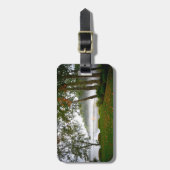 Natuur bij het meer bagagelabel (Voorkant verticaal)
