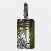 Natuur bij het meer bagagelabel (Achterkant verticaal)