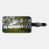 Natuur bij het meer bagagelabel (Achterkant horizontaal)