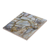 Natuur bij rotwandtextuur tegeltje (Zijkant)