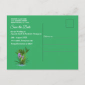 Natuur binnenshuis, buitenshuis in Bloom Aankondigingskaart (Achterkant)