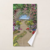 Natuur binnenshuis, buitenshuis in Bloom Bad Handdoek (Handdoek)