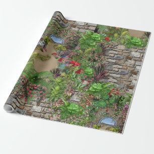 Natuur binnenshuis, buitenshuis in Bloom Cadeaupapier