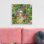 Natuur binnenshuis, buitenshuis in Bloom Canvas Afdruk (Insitu (Woonkamer))