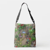 Natuur binnenshuis, buitenshuis in Bloom Crossbody Tas (Achterkant)