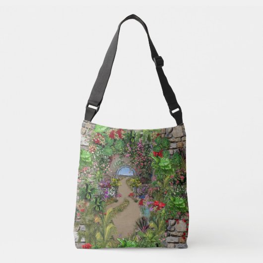 Natuur binnenshuis, buitenshuis in Bloom Crossbody Tas (Voorkant)