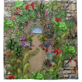 Natuur binnenshuis, buitenshuis in Bloom Douchegordijn