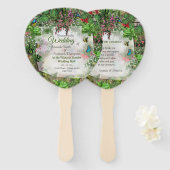 Natuur binnenshuis, buitenshuis in Bloom Handwaaier (Voorkant en achterkant)