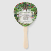 Natuur binnenshuis, buitenshuis in Bloom Handwaaier (Achterkant)