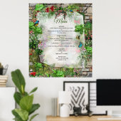 Natuur binnenshuis, buitenshuis in Bloom Poster (Thuiskantoor)