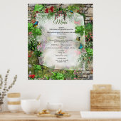 Natuur binnenshuis, buitenshuis in Bloom Poster (Keuken)