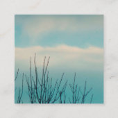 Natuur Bird Vierkante Visitekaartje (Achterkant)