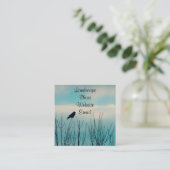 Natuur Bird Vierkante Visitekaartje (Staand voorkant)