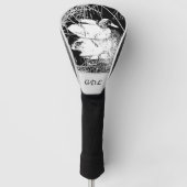 Natuur Black White Duck foto van Reeds Bird Golfheadcover (Voorkant)