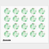 Natuur blad Prints Sticker (Vel)