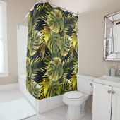 Natuur bladeren bloemen decoratieve eye-catching douchegordijn