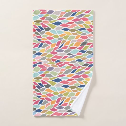 Natuur Bladeren Patroon Pip Pip Hooray Designer Bad Handdoek (Handdoek)