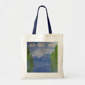 Natuur Blauwe bergen Tote Bag (Voorkant)