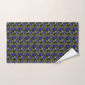 Natuur Blauwe bloemen Bad Handdoek (Handdoek)