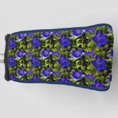 Natuur Blauwe bloemen Golfheadcover (Voorkant)