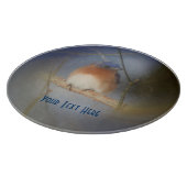 Natuur blauwvogel snijplank (Hoek)