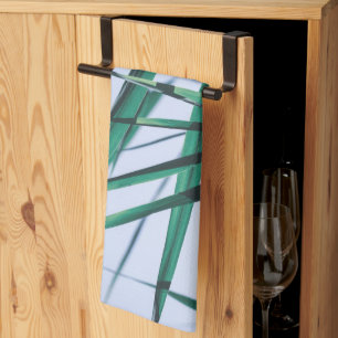 Natuur Bleek pasta Green Grass Reeds Theedoek