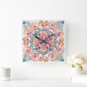 Natuur Bliss Vierkante Klok (Huis)