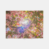 Natuur bloeit bloemen licht zonlicht fleece deken (Voorkant (Horizontaal))