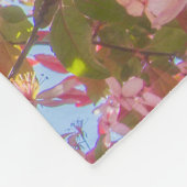 Natuur bloeit bloemen licht zonlicht fleece deken (Hoek)