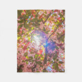 Natuur bloeit bloemen licht zonlicht fleece deken (Voorkant)