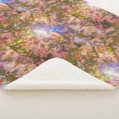 Natuur bloeit bloemen licht zonlicht sherpa deken (3/4)