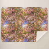 Natuur bloeit bloemen licht zonlicht sherpa deken (Voorkant (horizontaal))