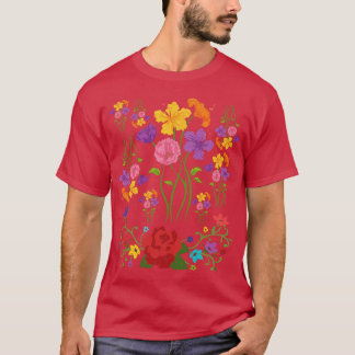 Natuur Bloembloemen bloemen bloemen bloemen bloem T-shirt