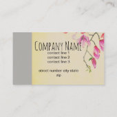 natuur bloemen aangepast visitekaartje dubbelzijdi (Achterkant)