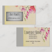 natuur bloemen aangepast visitekaartje dubbelzijdi (Voorkant / Achterkant)