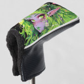 Natuur Bloemen Groen Fantasie Anime Meisje Golfheadcover (3/4 voorkant)