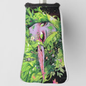 Natuur Bloemen Groen Fantasie Anime Meisje Golfheadcover (Draai 90)