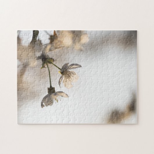 Natuur BLOeming White Cherry Tree Legpuzzel (Horizontaal)