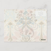 natuur bloempatroon briefkaart (Achterkant)