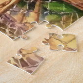  Natuur Blooming Flowers Waterverf mandje Legpuzzel (Zijkant)